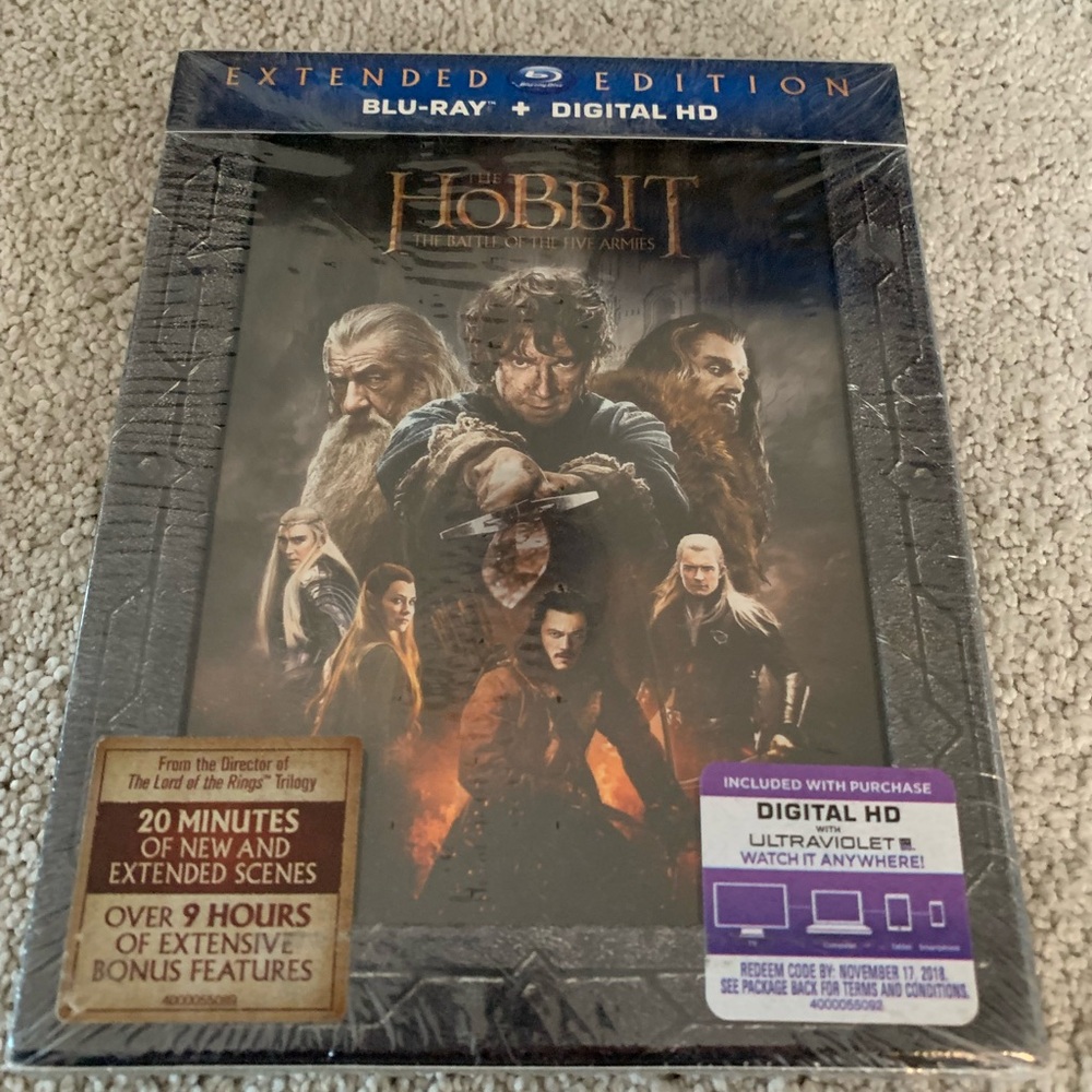 The Hobbit: The Battle of the Five Armies Blu-ray